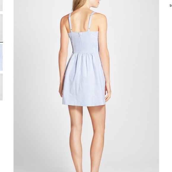 $Lilly Pulitzer Christine seersucker striped dress. Size 2, Excellent condition! - Picture 2 of 8